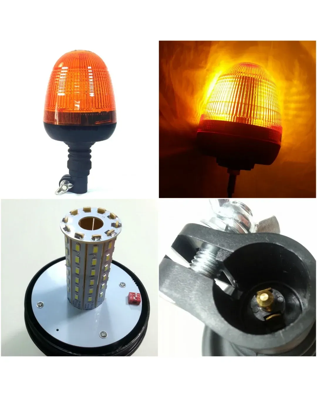 LED ЛЕД Аварийна/сигнална лампиа Маяк буркан 12/24V