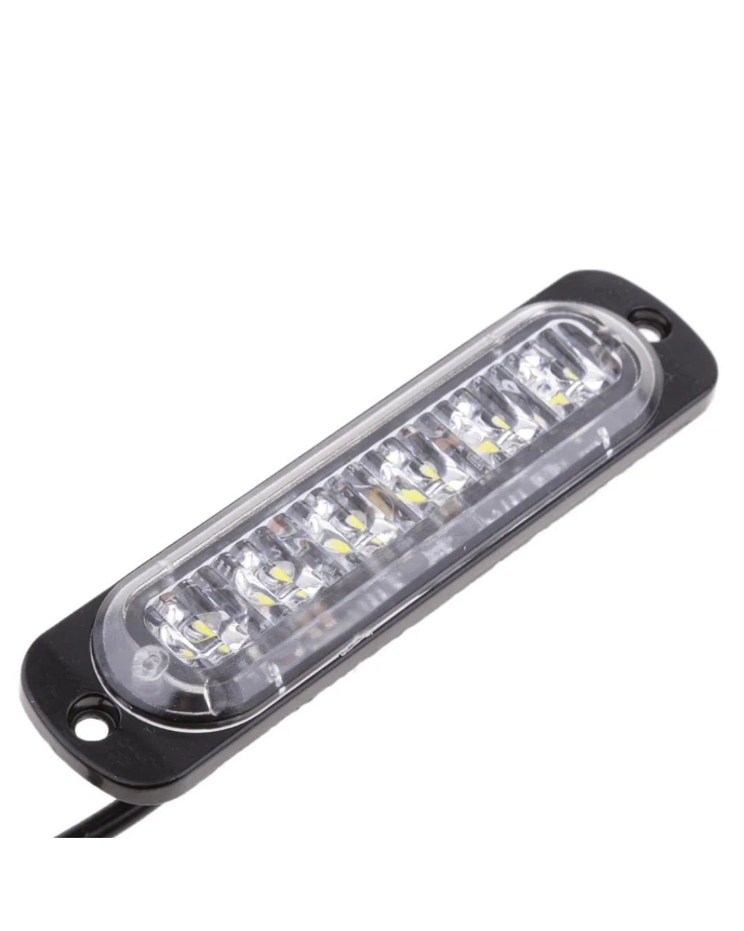 LED Лед Диоден 12-24V Габарит Маркер Токос за камион бус ван каравана платформа кемпер бял 112 x 29mm