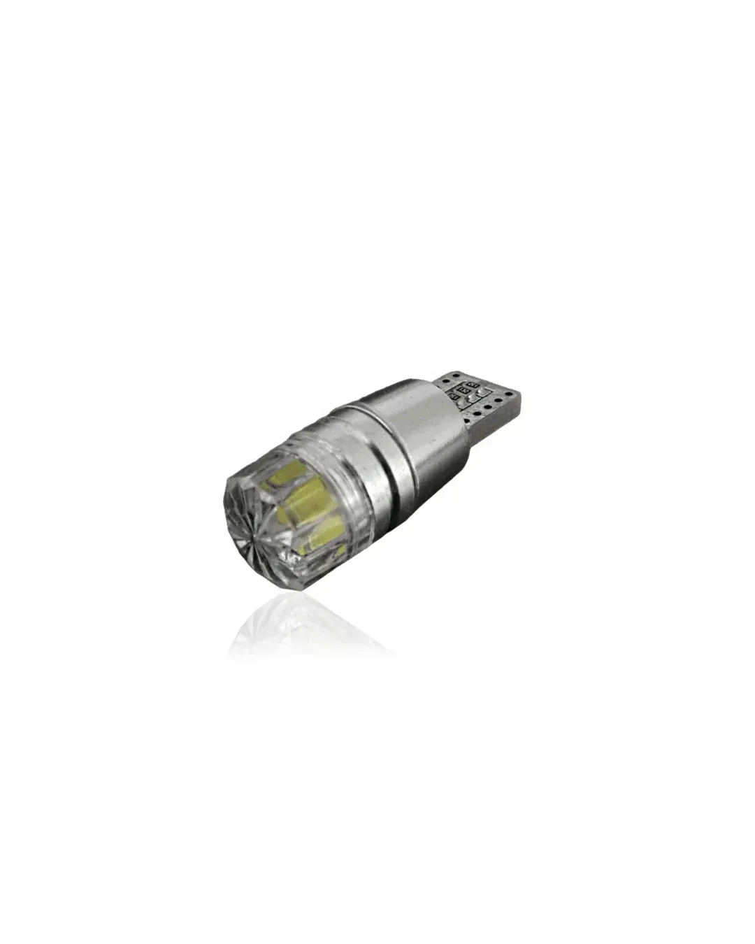 LED Лед Диоднa Крушкa За Габарит, Т10 W5W, COB 8-Core, 12V , Canbus - Error free , Без грешки, Бяла и Синя Светлина