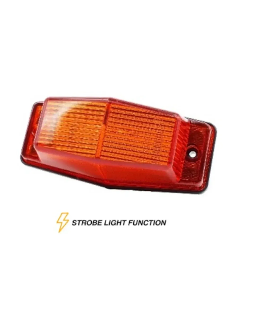 LED Лед Диодна лампа с оранжева аварийна блиц светлина мигаща 12V - 24V за Пътна помощ Селскостопански Машини платформа и Др.