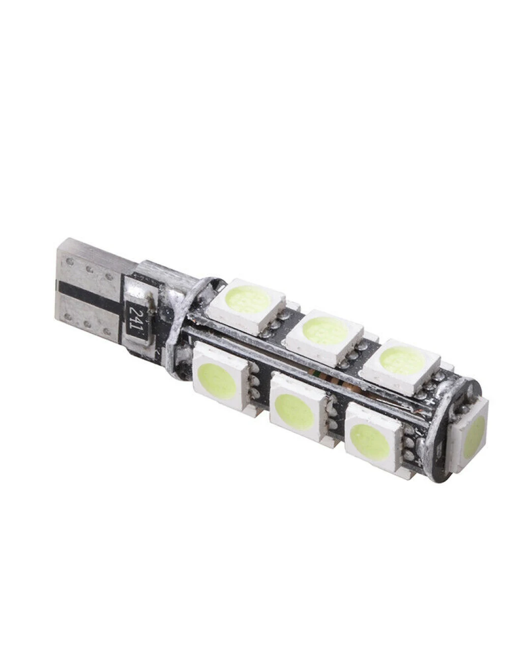 LED Лед Диодни Крушка За Габарит, Т10 W5W, 13 SMD, 12V, 5 Цвята Светлина, Canbus - Error free , Без грешки