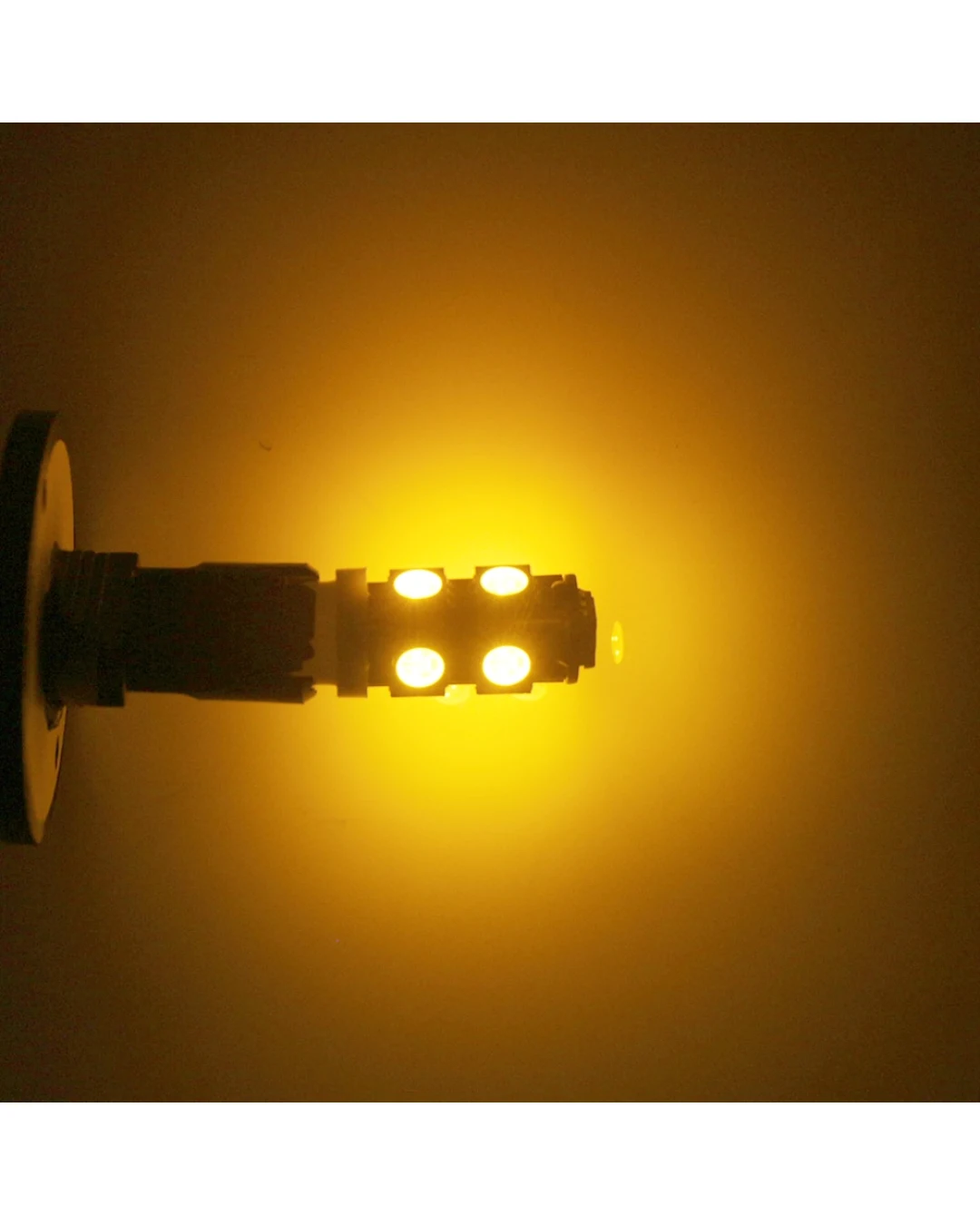 LED Лед Диодни Крушки За Габарит, Т10-5050 W5W, 9 SMD, 12V, Оранжева