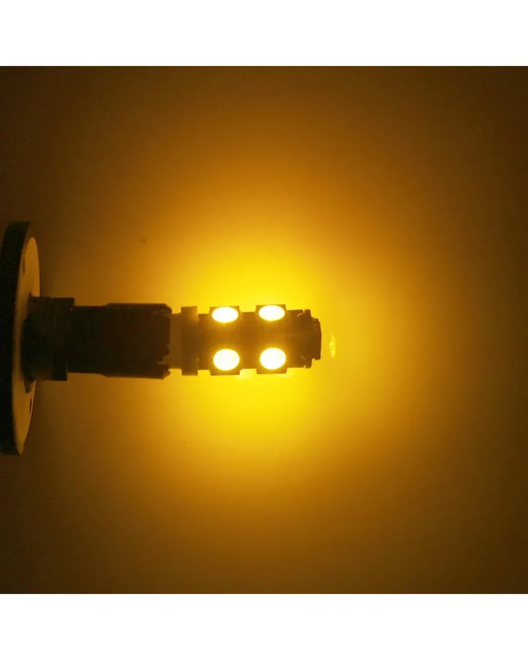 LED Лед Диодни Крушки За Габарит, Т10-5050 W5W, 9 SMD, 12V, Оранжева