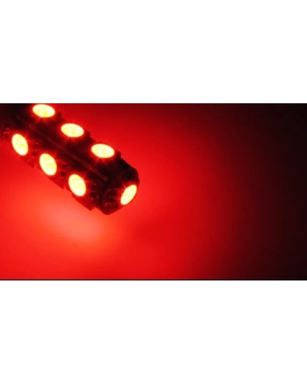 LED Лед Диодни Крушки За Габарит, Т10 W5W, 13 SMD, 12V, Червена, Canbus - Error free , Без грешки