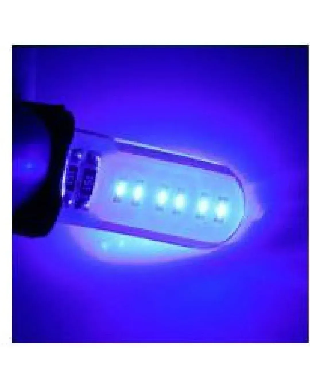 LED Лед Диодни Крушки За Габарит, Т10 W5W, COB 12-Core, 12V, Синя, Canbus - Error free , Без грешки