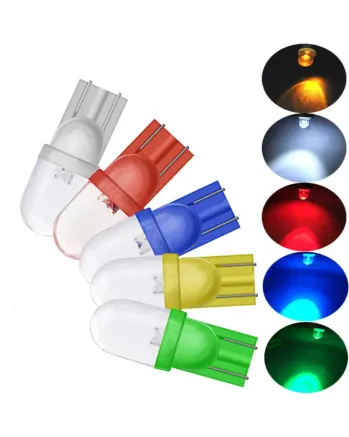LED Лед Диодни Крушки За Табло, Габарит, Т10 W5W, 1X LED, 12V, 5 Цвята Светлина
