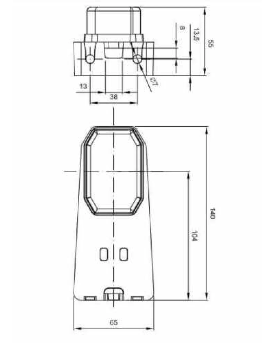 LED Лед Габарит със Стойка, Рефлектор, Бяла Светлина, Маркер, Токос, 12V - 24V, E-Mark E9, За Каравана, Кемпер и др.