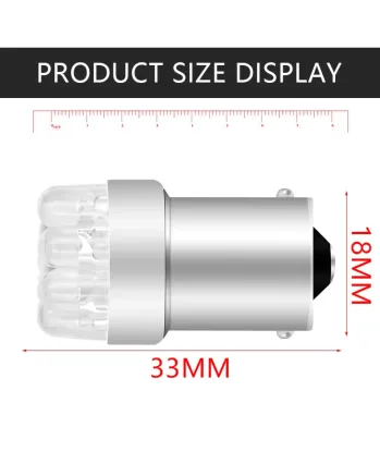 LED Лед Крушки, Mигач, Стоп, Габарит, Халоген, 9 LED, 1156 BA15S ,12V, Бяла, Оранжева, Червена