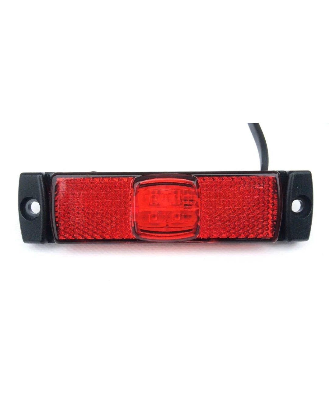 LED ЛЕД Светодиоден Червен Водоустойчив Габарит Маркер Fristom Е-Mark 12V-24V 130mm x 32mm x 14.5mm
