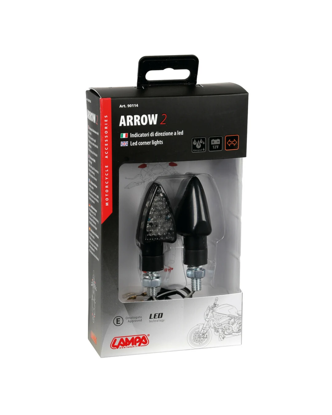 LED мигачи AROW2 BLACK – 90114