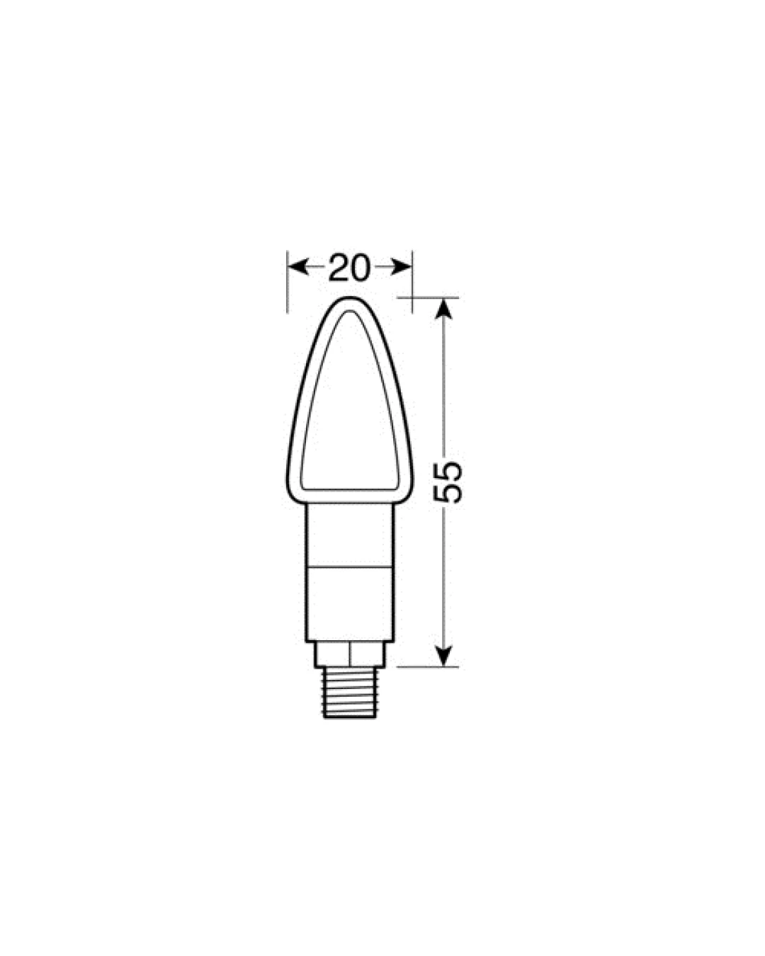 LED мигачи ATOM BLACK – 90101