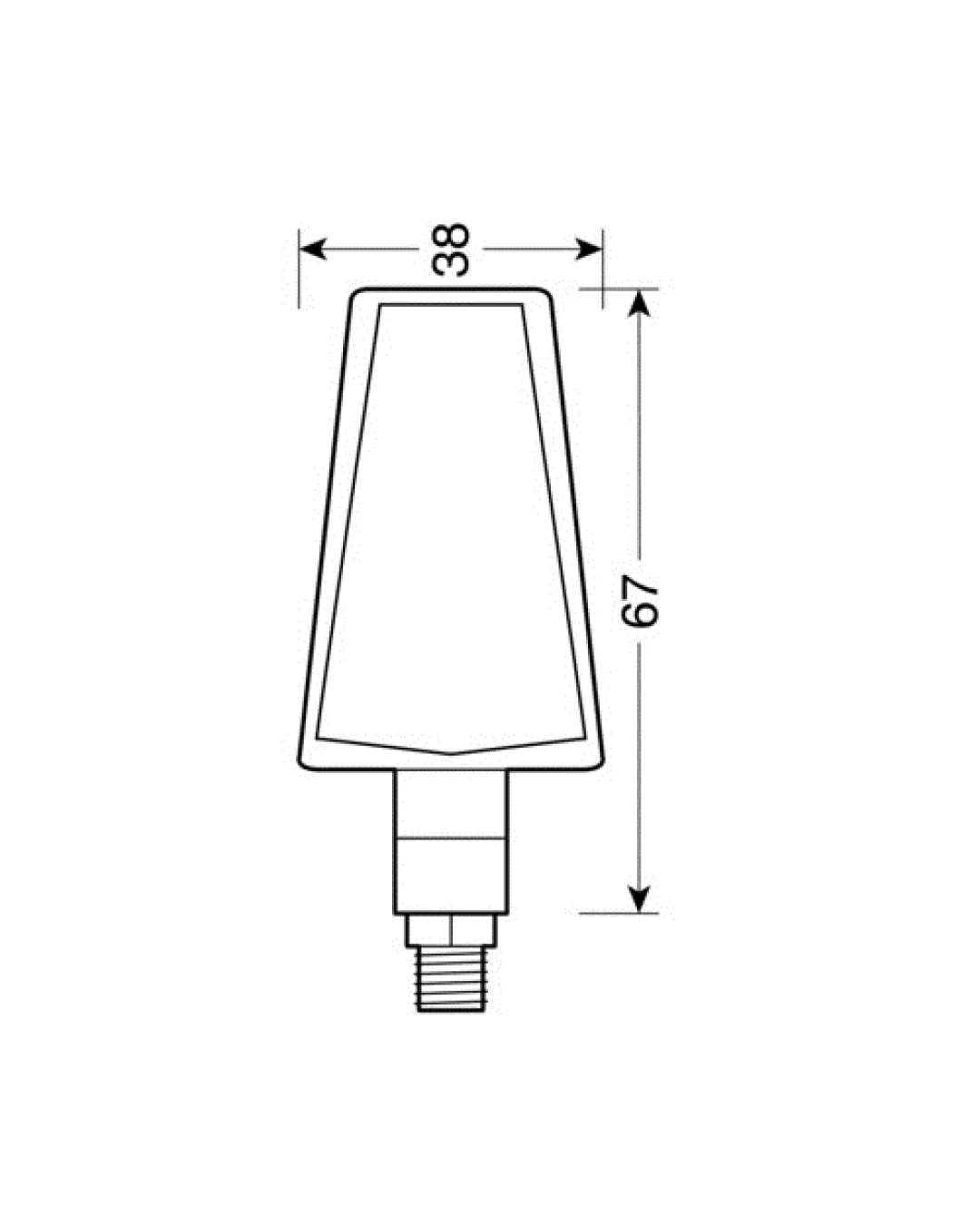 LED мигачи DUKE BLACK – 90076
