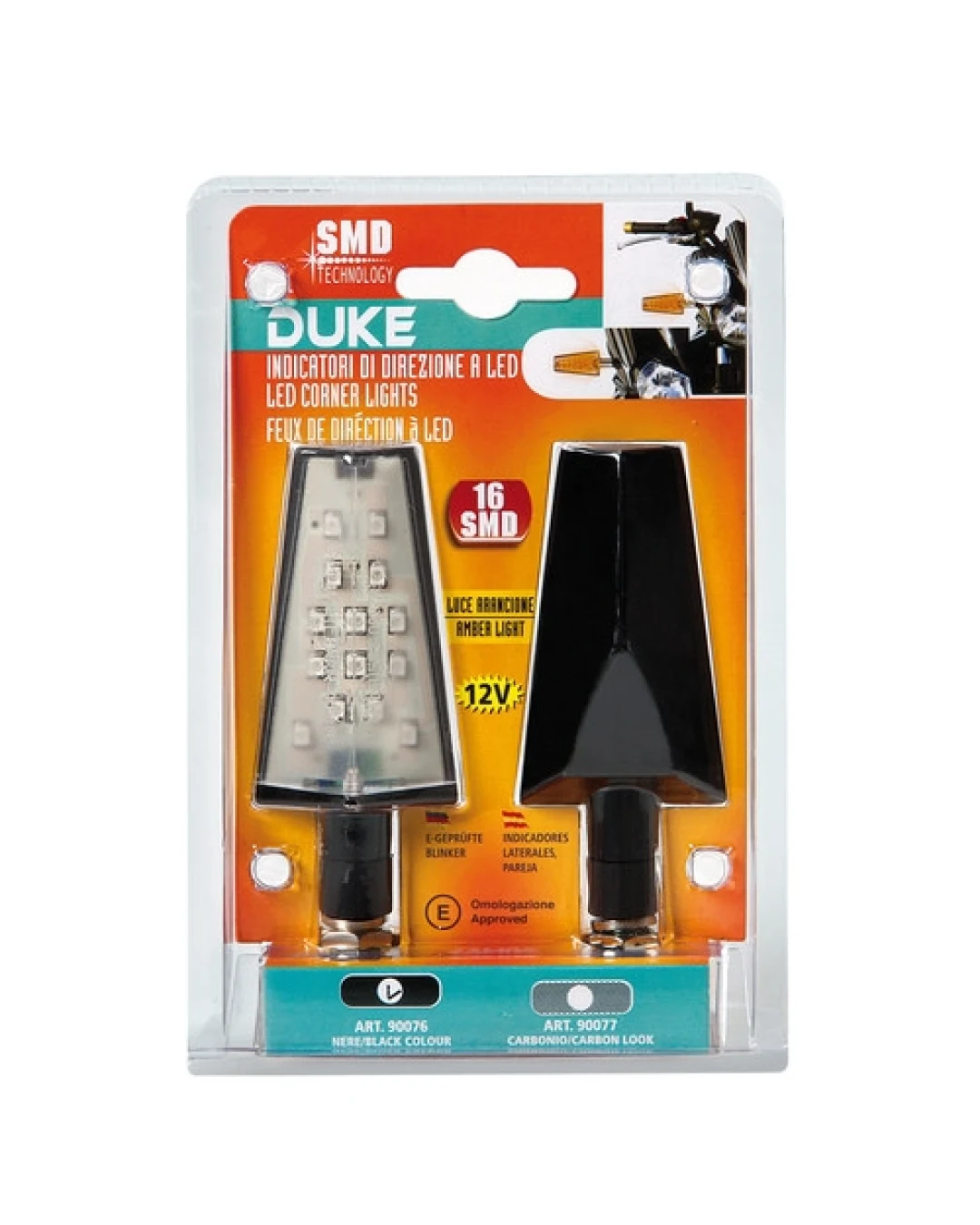 LED мигачи DUKE BLACK – 90076