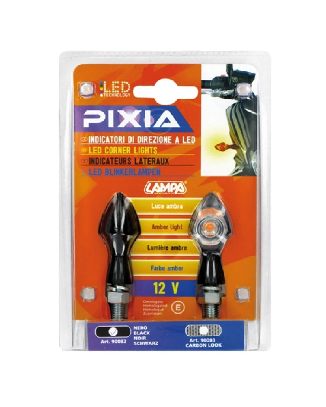 LED мигачи PIXIA BLACK - 90082