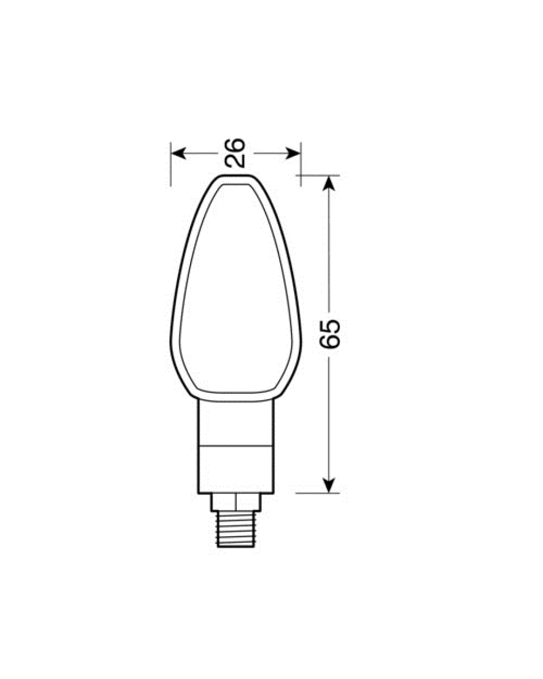 LED мигачи TUAREG BLACK- 90098