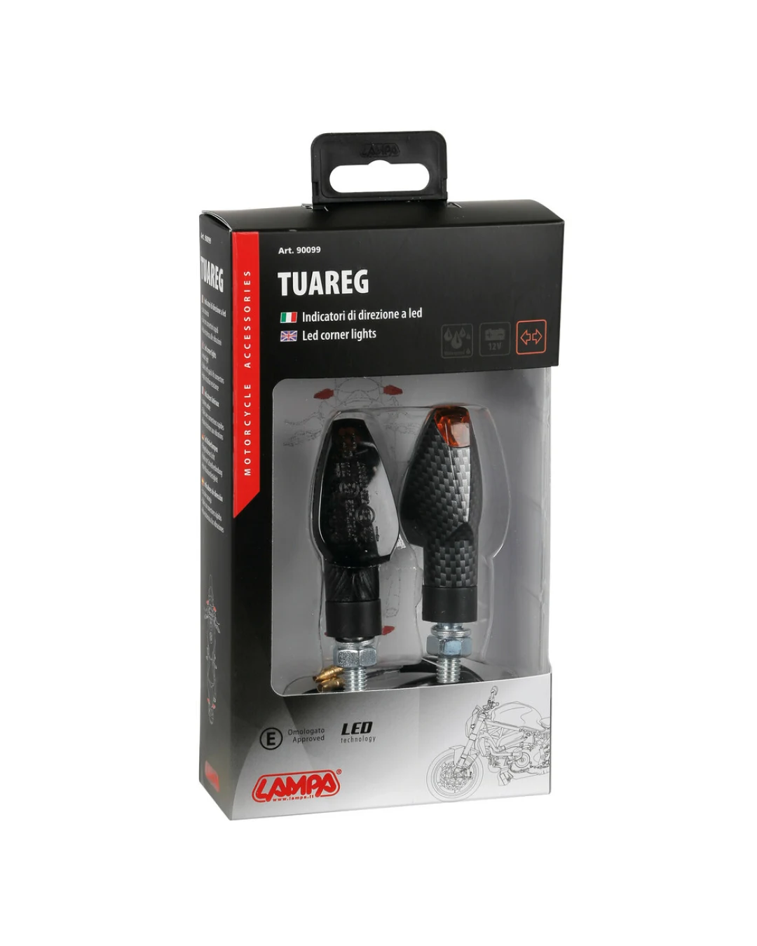 LED мигачи TUAREG CARBON- 90099