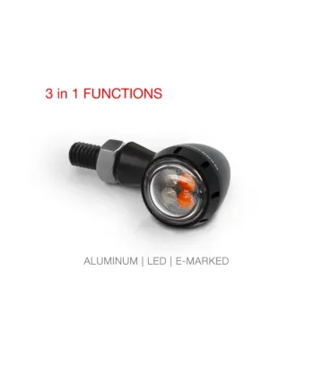 LED мото мигачи BARRACUDA S-LED 3 B-LUX GREEN