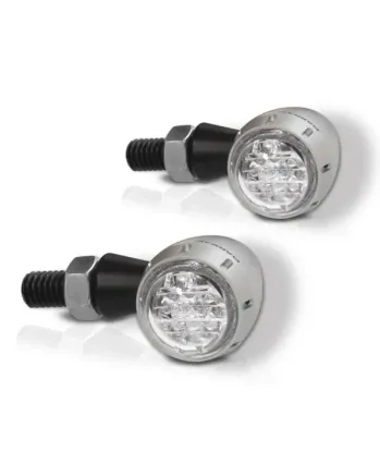 LED мото мигачи BARRACUDA S-LED B-LUX SILVER