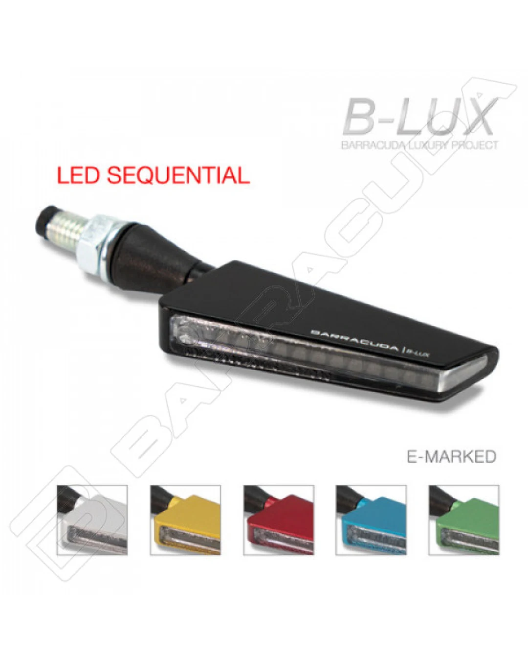 LED мото мигачи BARRACUDA SQ-LED B-LUX BLUE