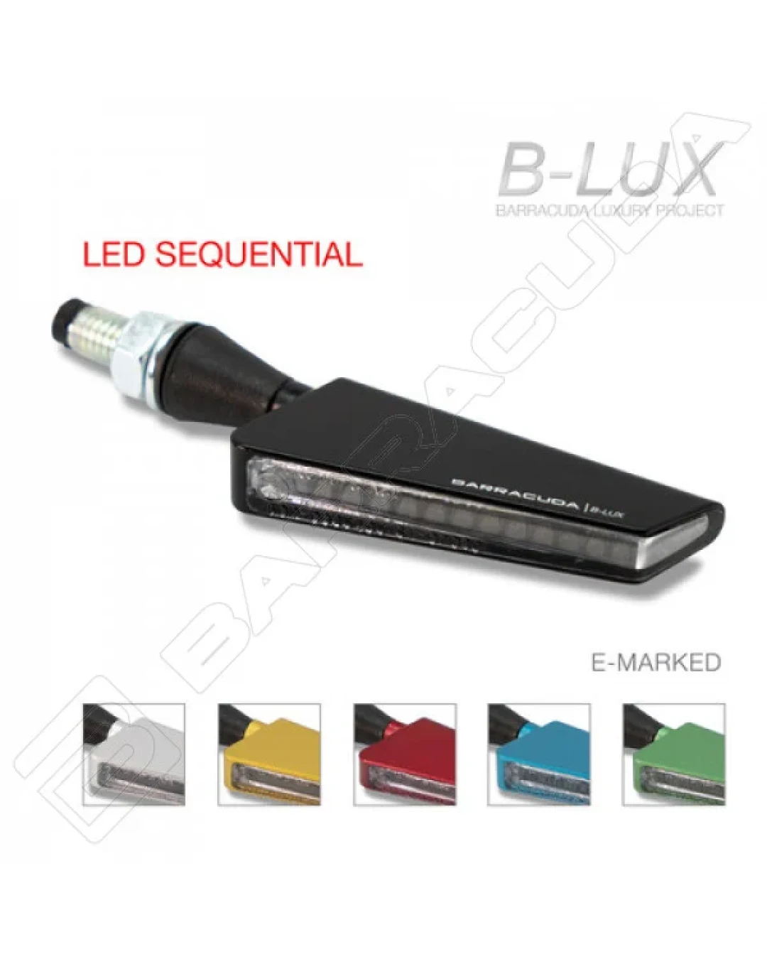 LED мото мигачи BARRACUDA SQ-LED B-LUX GOLD