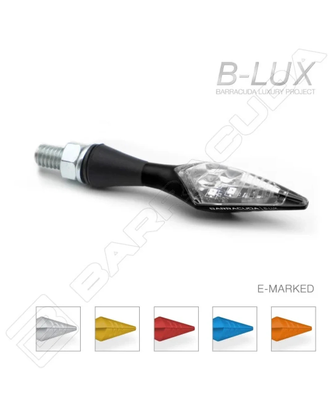 LED мото мигачи BARRACUDA X-LED B-LUX ORANGE