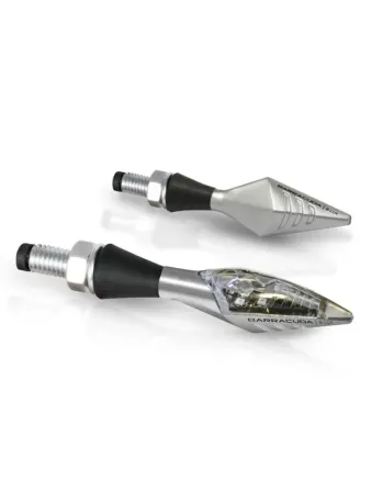 LED мото мигачи BARRACUDA X-LED B-LUX SILVER