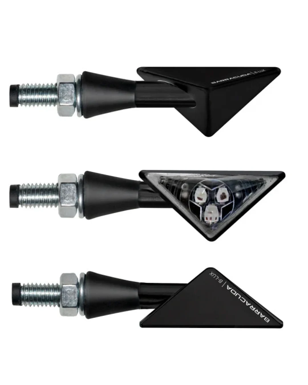 LED мото мигачи BARRACUDA Z-LED B-LUX BLACK