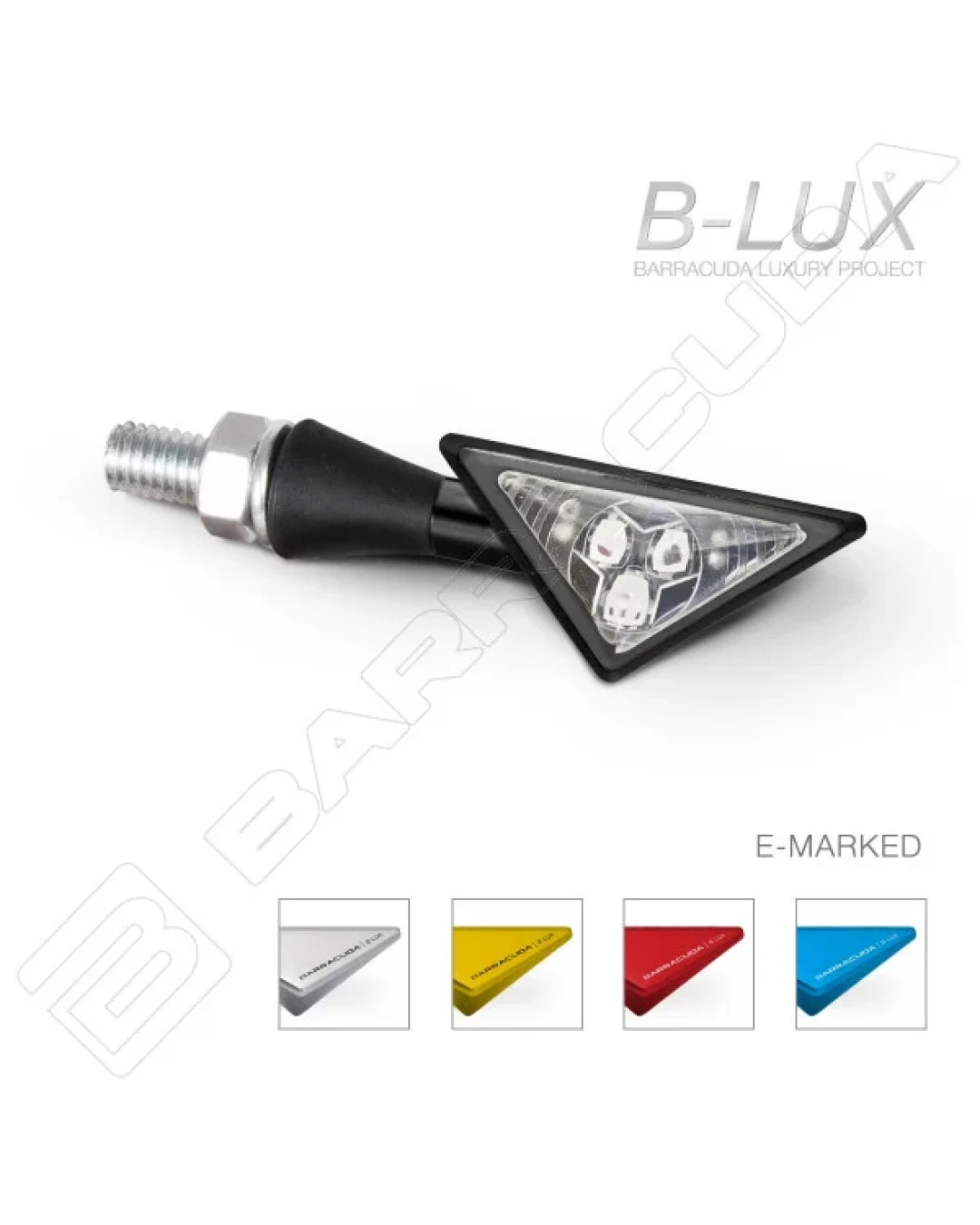 LED мото мигачи BARRACUDA Z-LED B-LUX SILVER
