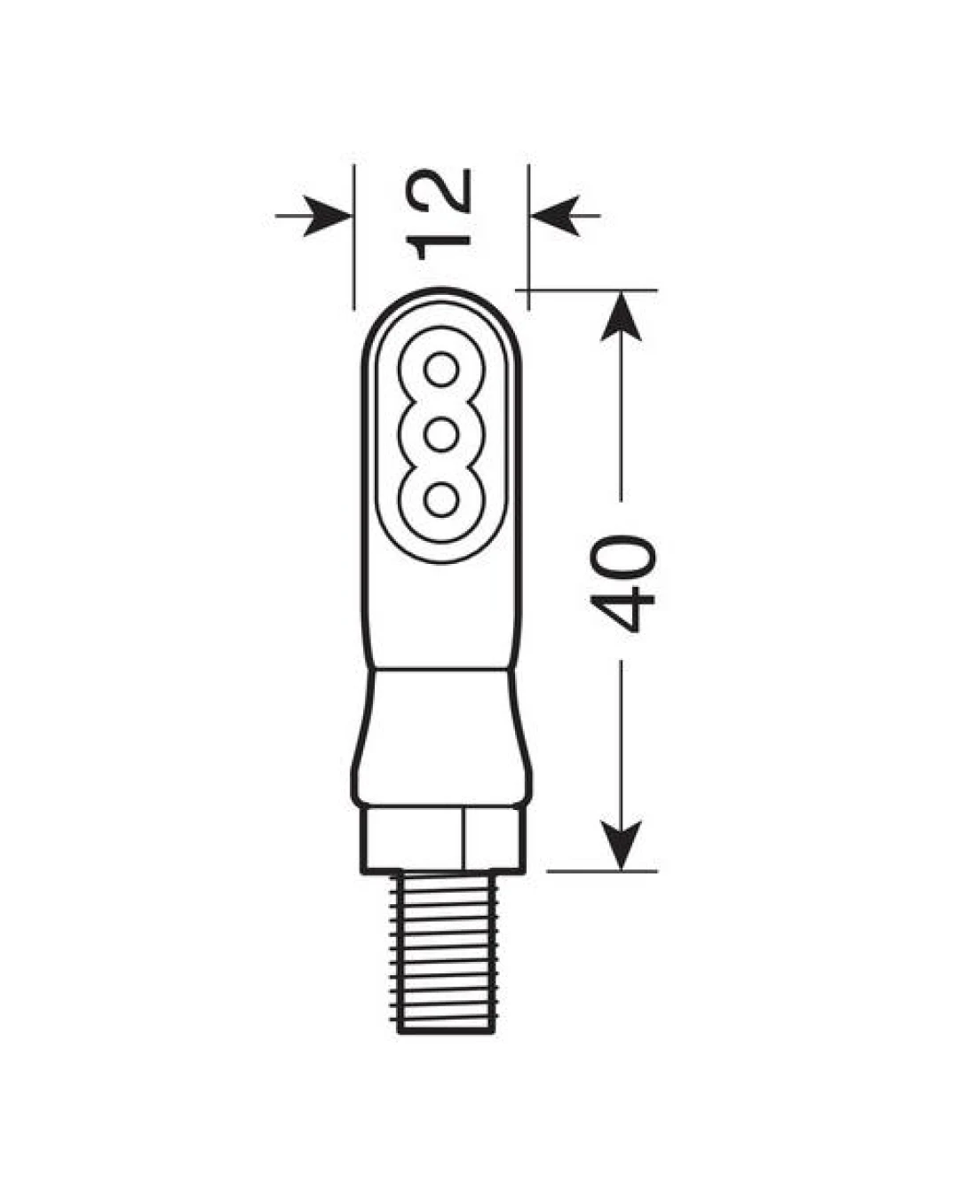 LED мото мигачи NANO 90476