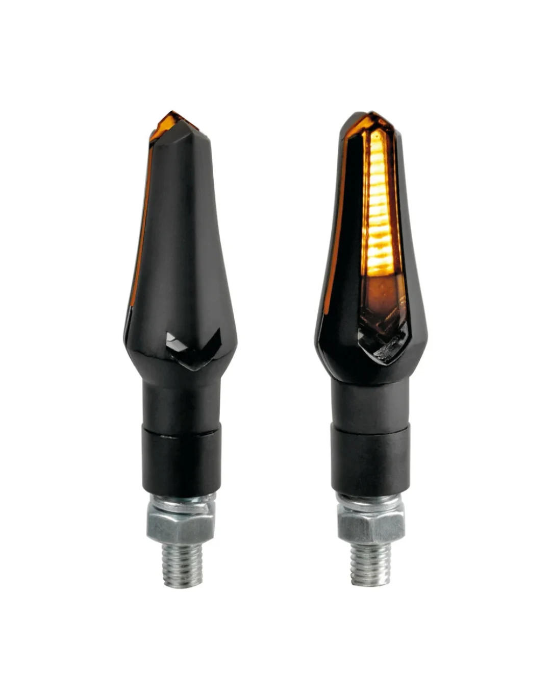 LED мото мигачи ZEPHYR BLACK 90493