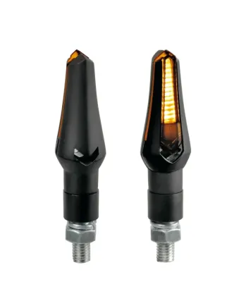 LED мото мигачи ZEPHYR BLACK 90493