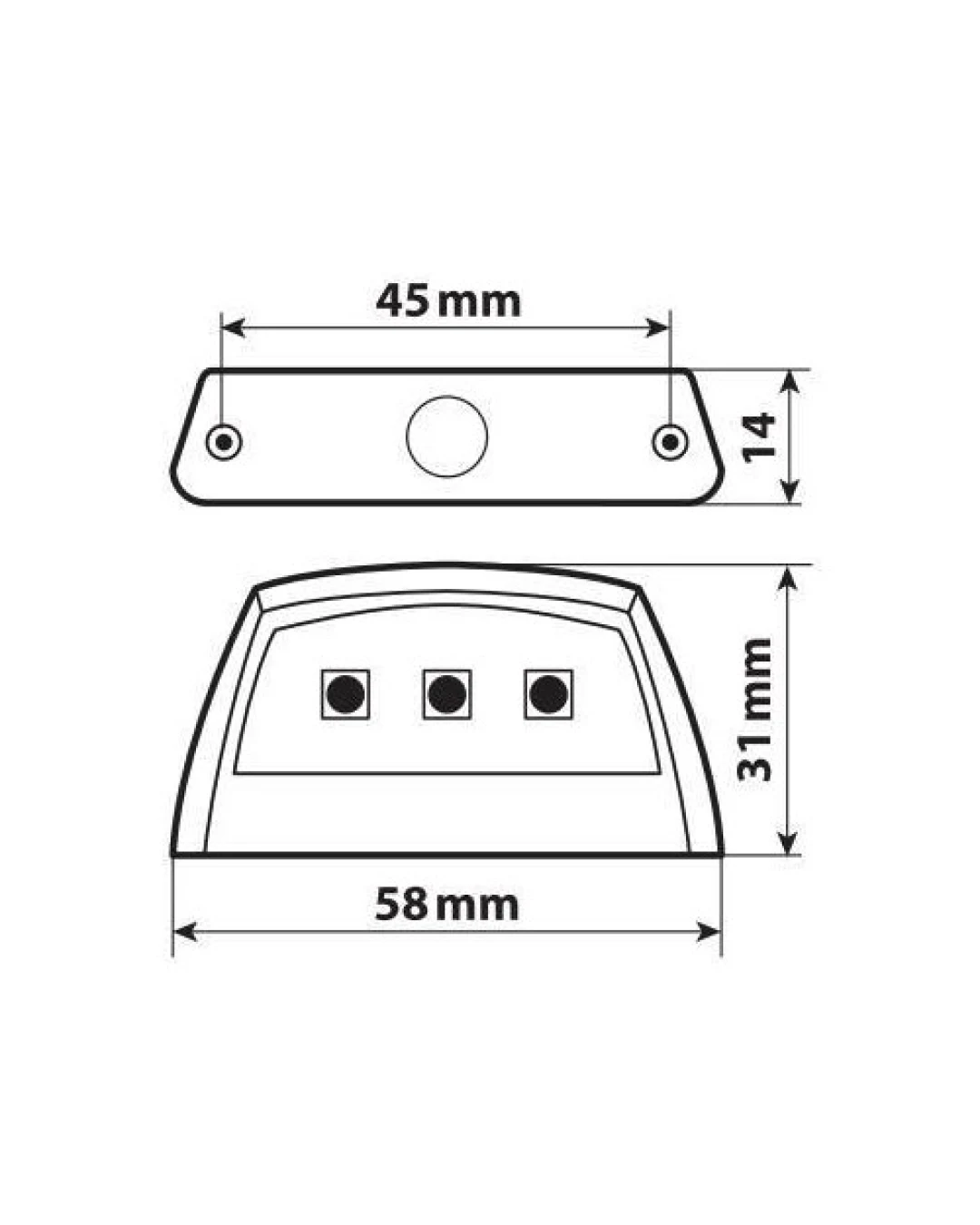 LED-Осветител за номер E-ion 90587