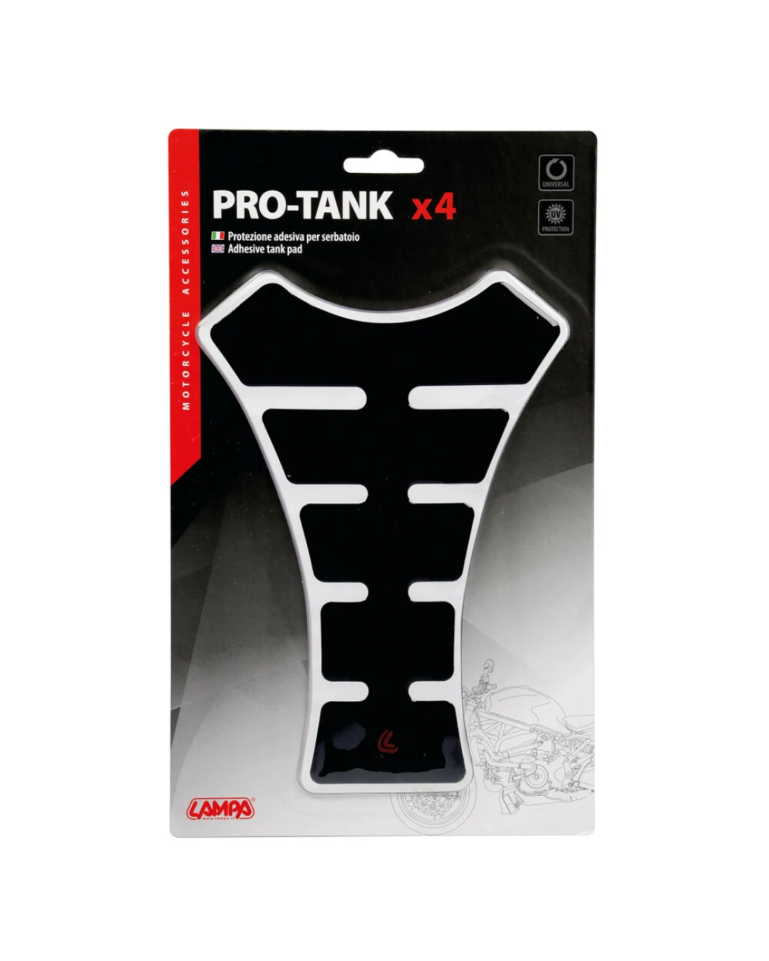 Лепенка за резервоар Pro-Tank X4  Black 90515