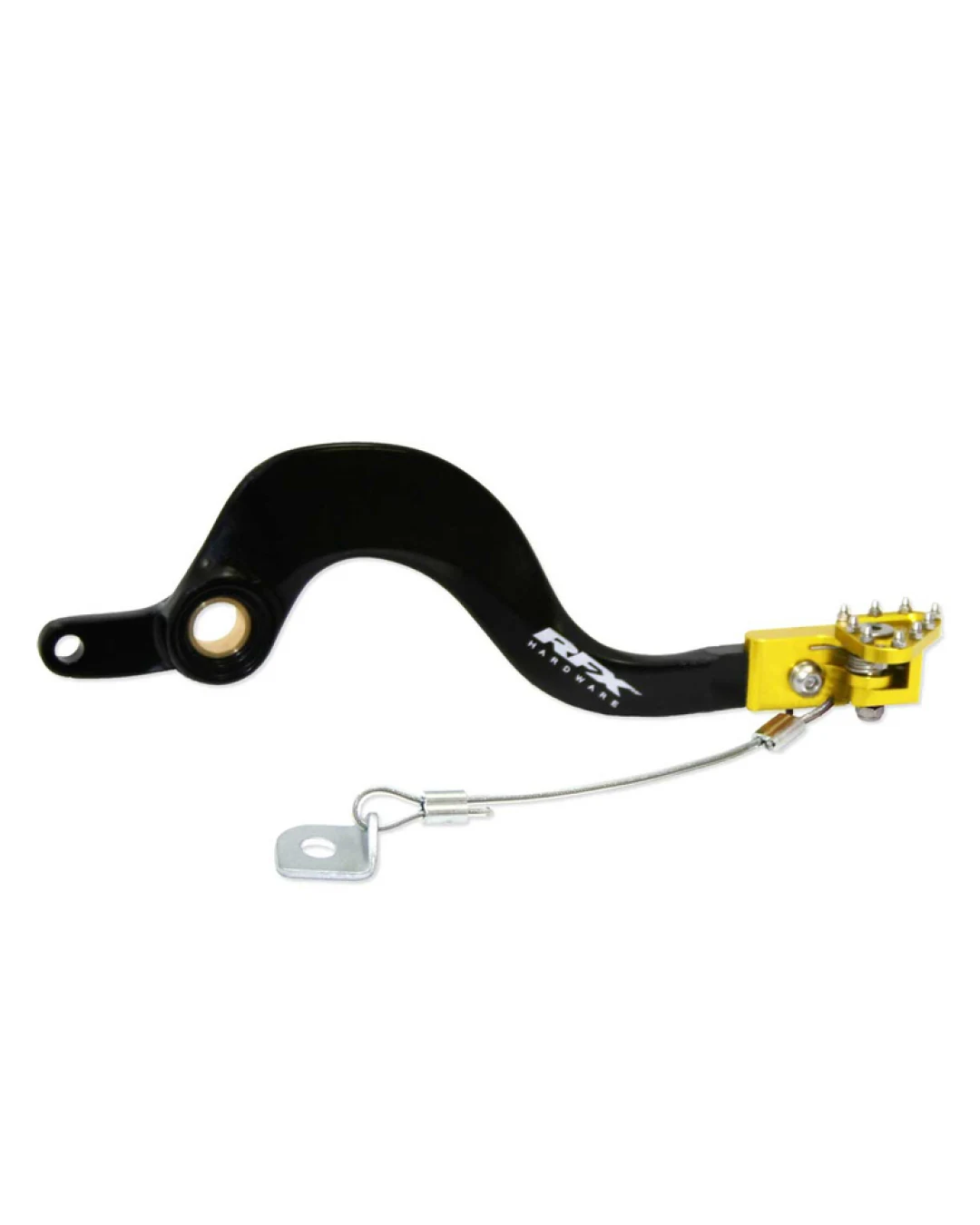 Лост за спирачка RFX Pro FT Rear Brake Lever (Black/Yellow) - Suzuki RMZ250 13-25 / 450 08-25