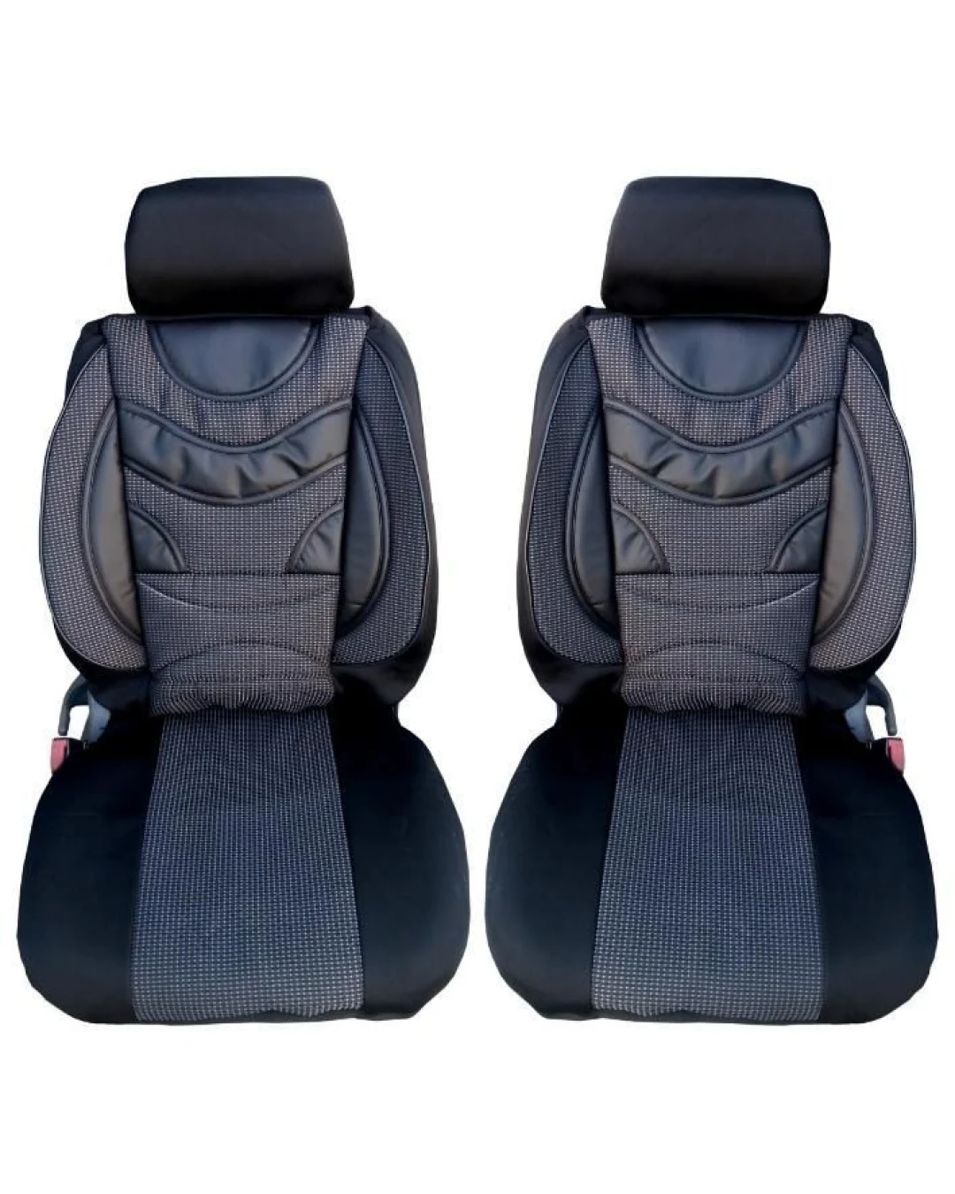 Луксзони калъфи тапицерия за автомобилни седалки тип масажор с лумбална опора Premium 1 черни