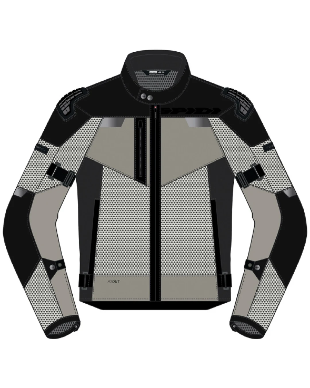 Лятно текстилно мото яке SPIDI VENT PRO  Black/Ice