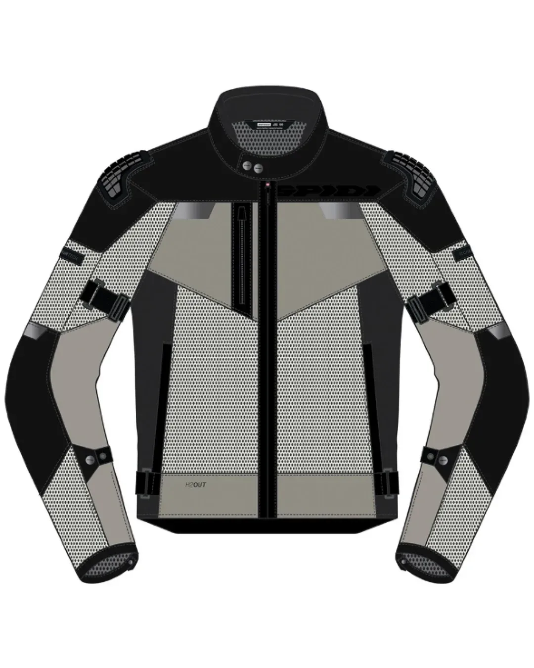 Лятно текстилно мото яке SPIDI VENT PRO  Black/Ice