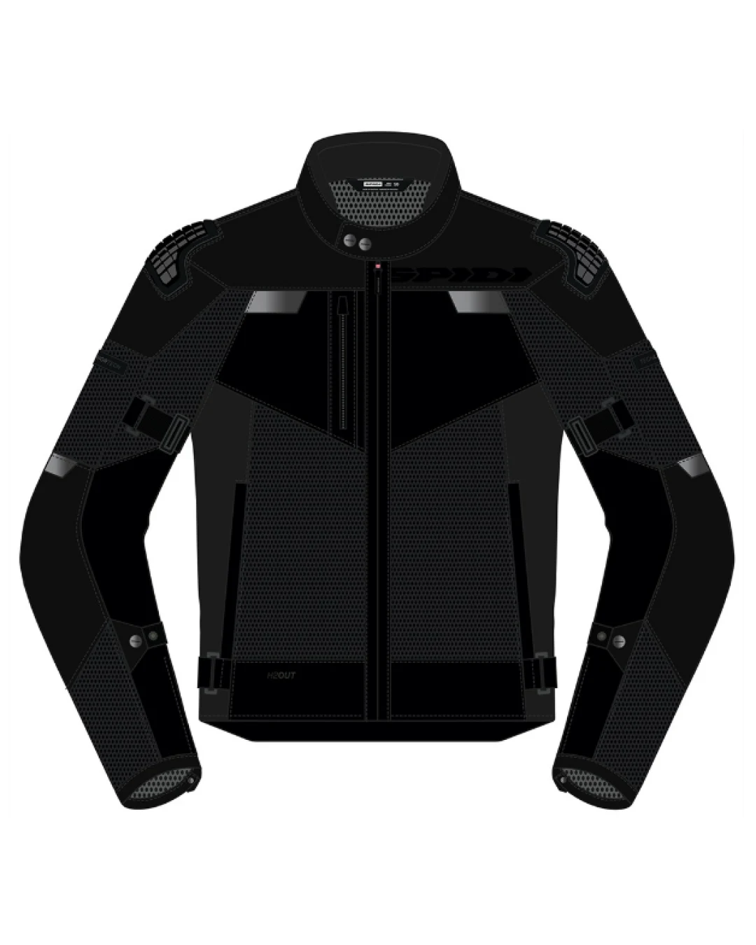 Лятно текстилно мото яке SPIDI VENT PRO Black