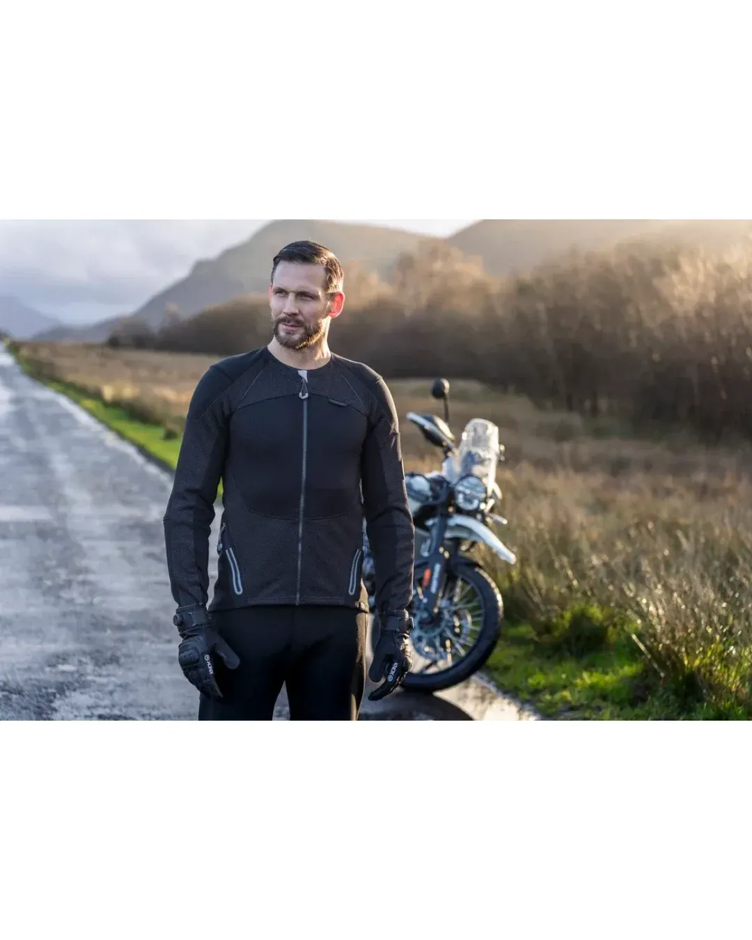 Лятно яке за мотор KNOX URBANE PRO® MOVE BLACK