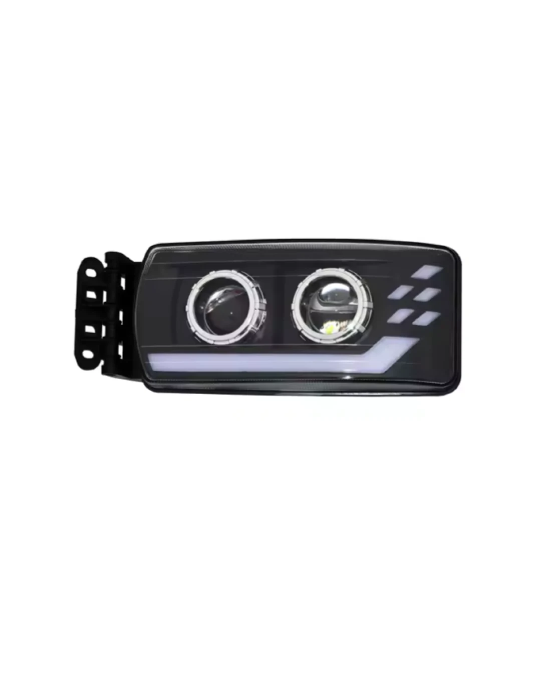 Ляв LED Фар за IVECO STRALIS 24V – DRL, Startup Effect, Лупи, OEM 5801571746