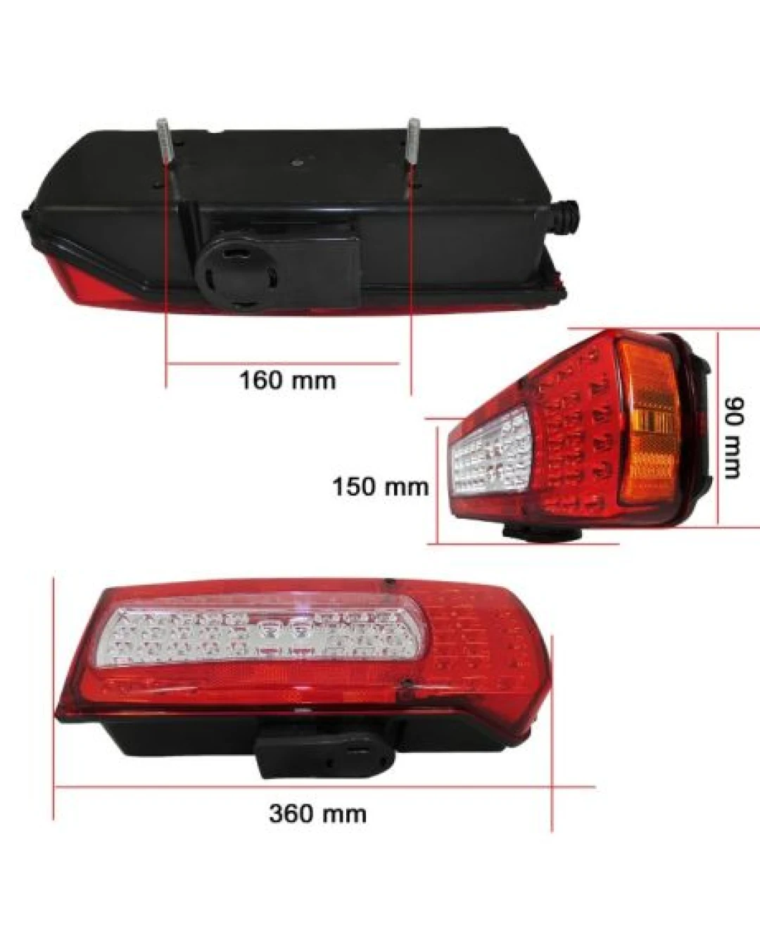 Ляв Стоп LED 24V за Влекач Камион Волво Volvo FH / FM 2012+