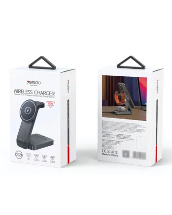 Магнитна безжична зарядна станция YESIDO DS26 (20W)