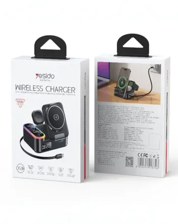Магнитна безжична зарядна станция YESIDO DS38 (65W)