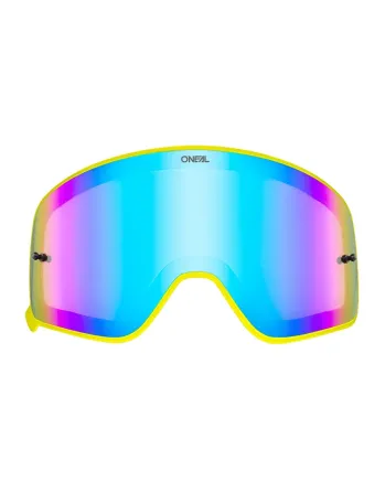 Магнитна плака за очила O'NEAL B-50 YELLOW FRAME RADIUM BLUE