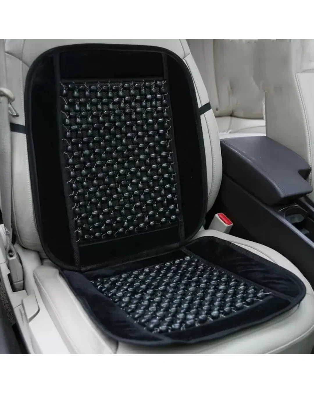 Масажна Подложка За Седалка Стол с Дървени Топчета, Постелка, За Автомобил, Джип, Камион, За Дом или Офис