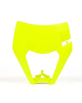 Маска за фар RACETECH Front Headlight Mask KTM 17-19 (Neon Yellow)