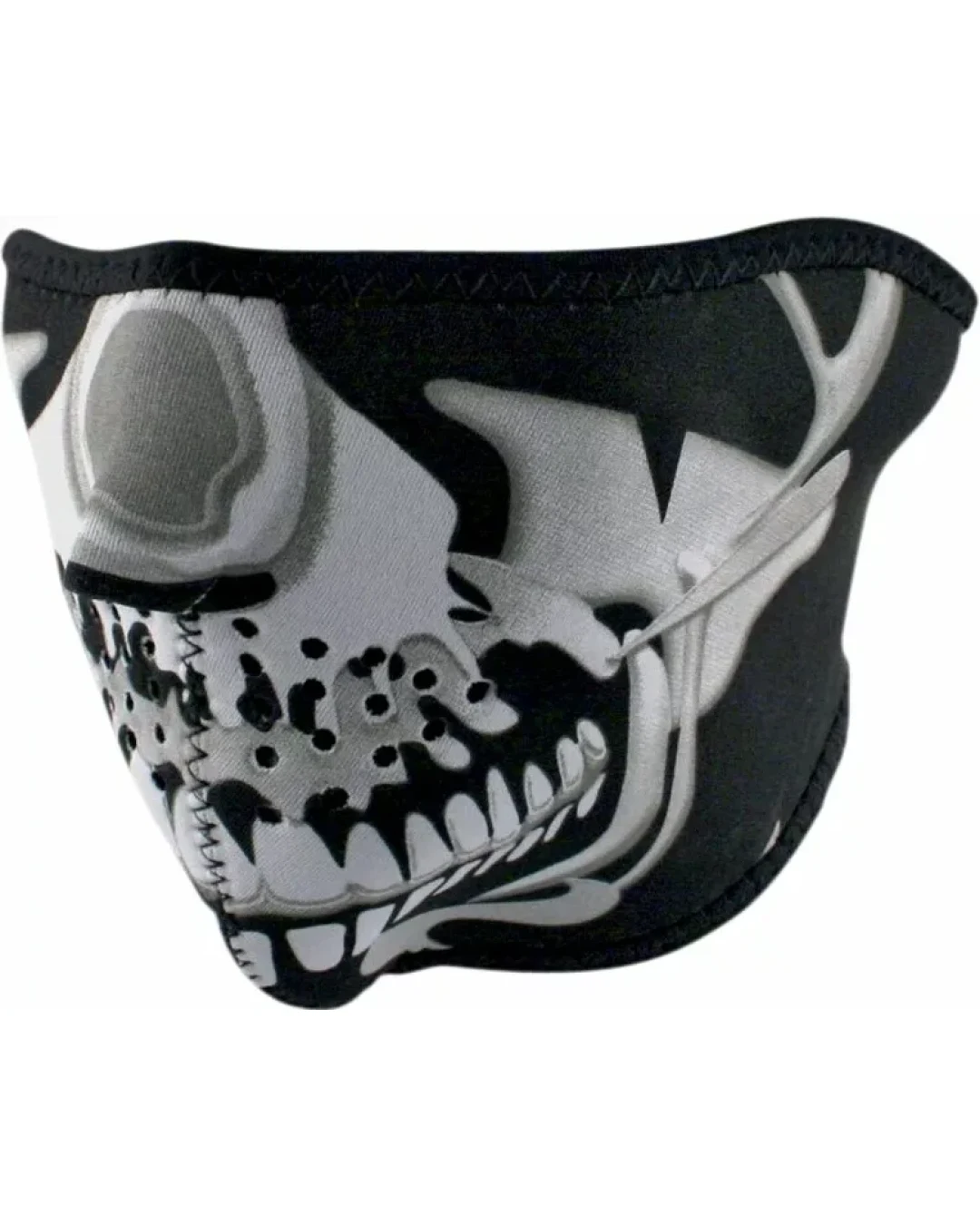 Маска за лице HALF CHROME SKULL