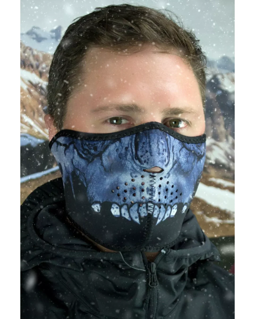 Маска за лице HALF MIDNIGHT SKULL