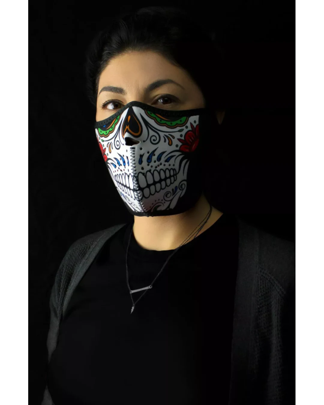 Маска за лице HALF MUERTE SKULL