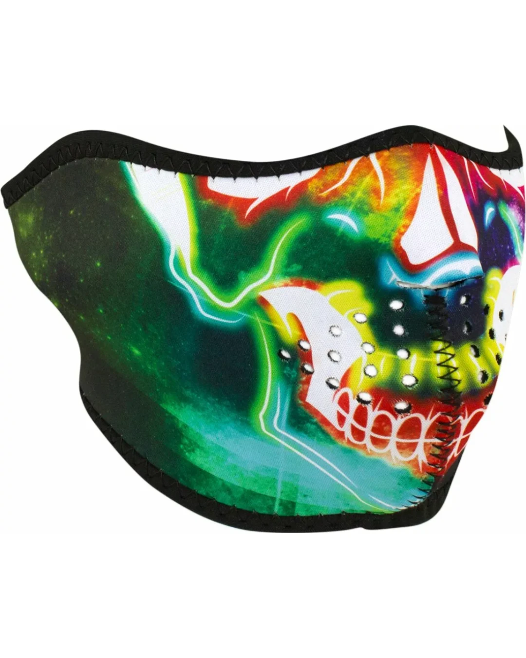 Маска за лице HALF NEON SKULL